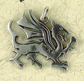 Dragon Pendant On Cord : Norse And Viking Collection