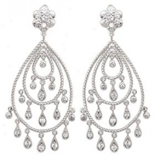 Drop Shape Rope Earrings
