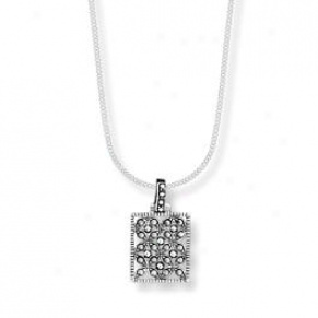 Imperial Collection - Marcasitd Square Hanging appendage