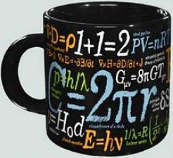 Math Mug - Famous Formula & Equations Mug