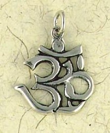 Om Pendant In c~tinuance Cord : Hindu & Buddhist Collection