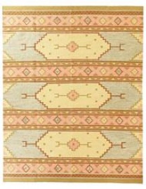 Santa Fe - Antique Livid / Rust Rug : Wool Flat Weave Collection
