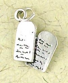 Ten Commandmentw Pendant On Cord : Christian Talismans & Saints
