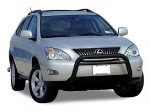 T&h Black Euro-tech Center Grille Guard - Car, Truck Or Suv