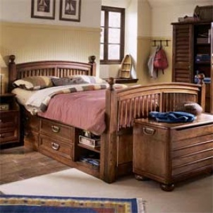 Harbor Town Captains Twin Bed