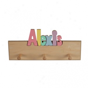 Personalized Coat Rack