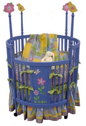 Springtime Round Crib