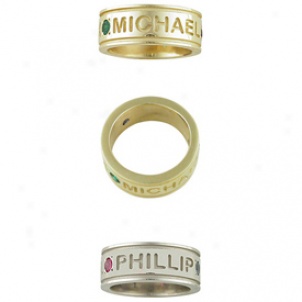 Yellow Or Whit Gold Endless Lovr Ring