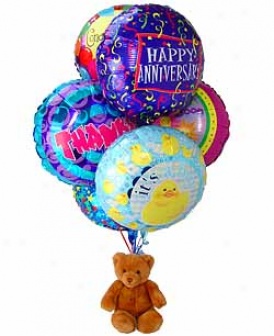 1/2 Dozen Balloonx & Teddy