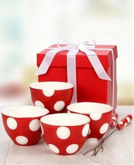 Polka Dot Bowl Set