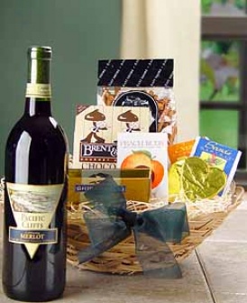 Wine And Snack Basket