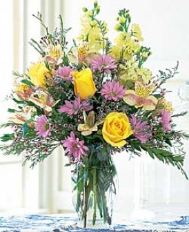 Yellow & Lavender Bouquet