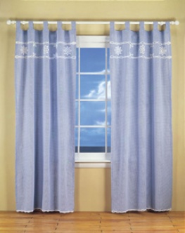 Gingham Panel Tab Top Panel 63 X 42 Tab Tops Curtains