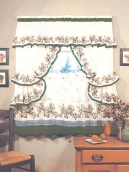 Ivy Cottage Set Complete Window Set 36 X 57 Tier Curtains Curtains