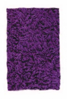 Premium Plus Flokati Purple ?14' X 10' Yard Rug