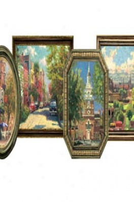 Thomas Kinkade Inspired Home Wallpaper