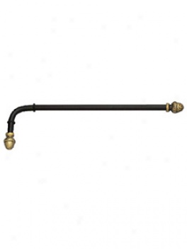 Wrought Iron Swing Arm Rod Sets Decorative Metal Rods