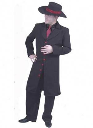 Adult Black / Red Zoot Suit Costume