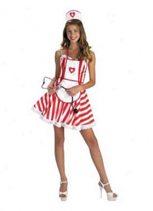 Adult Candy Stripe Costume