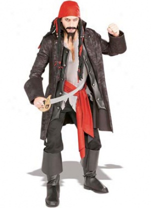 Adu1t Deluxe Pirate Captain Cosgume