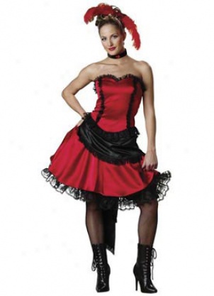 Adult Deluxe Saloon Gal Costume