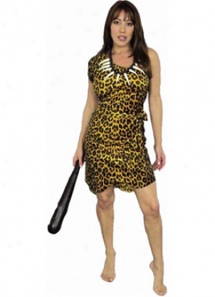 Adult Economy Cavewoman Costume