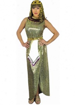 Adult Gold Sequin Cleopatra Costume
