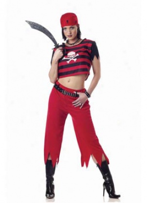 Adult Hip Punk Pirate Costume