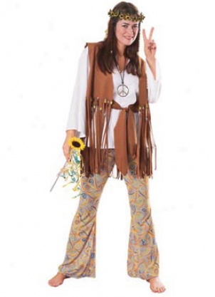 Adult Hippie Love Child Costume