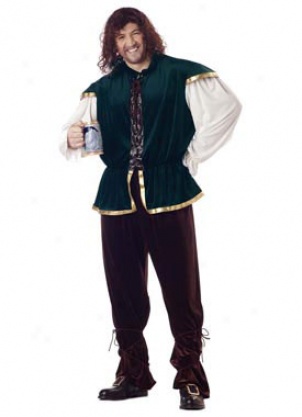 Adult Plus Tavern Man Costume