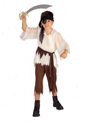 Child Caribbean Pirate Standwrd Costume