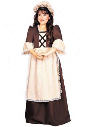 Child Colonial Girl Costume