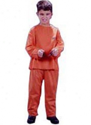 Child Orange Convict Costume