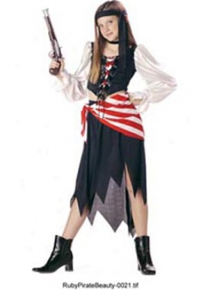 Child Ruby The Pirate Beauty Costume