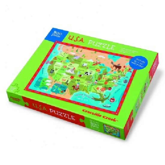 300 Piece Usa Puzzle