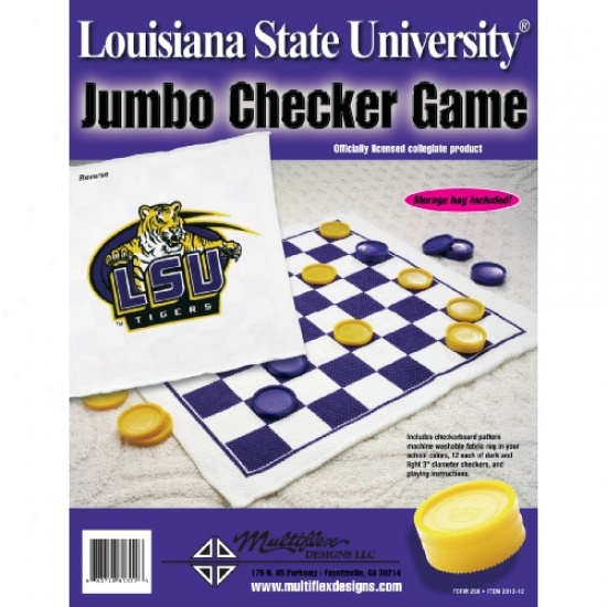 Checkers Rug Lsu