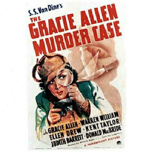 Gracie Allen Murder Case - Movie Poster