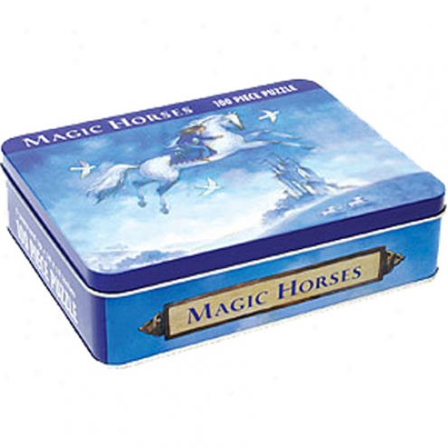Magic Horses 100pc iJgsaw Puzzle Tin