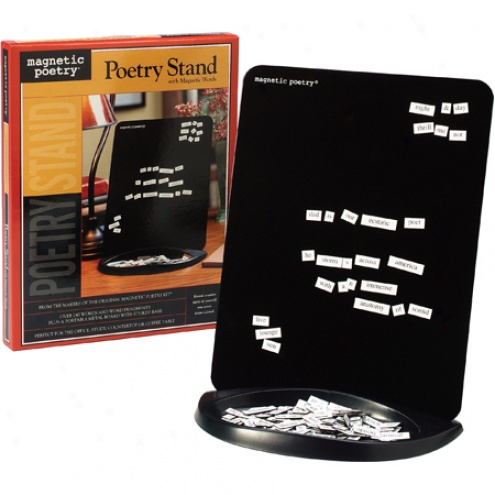 Magnetic Poetry Stand