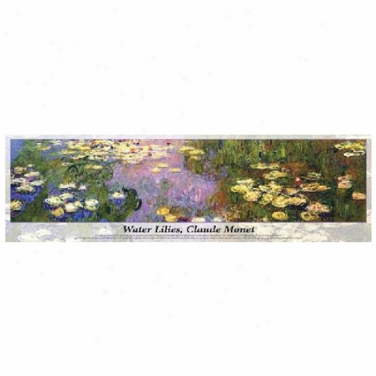 Panoramic Monet Water Lillies Jigsaw Puzzle 750pc