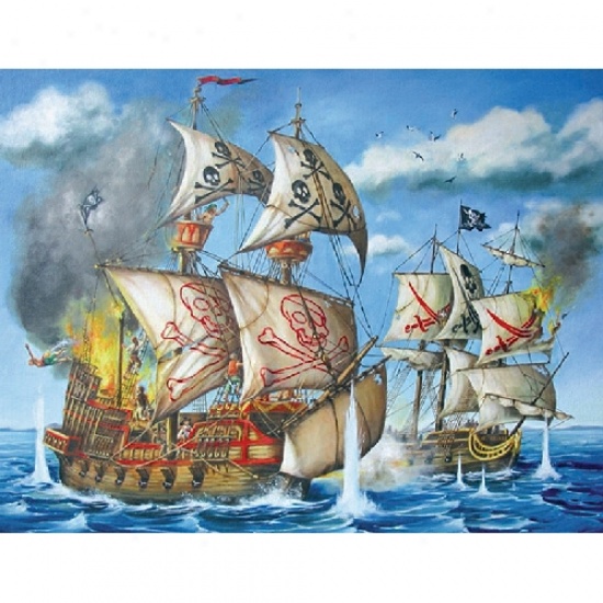 Corsair Ship Jigsaw Puzzle 200pc