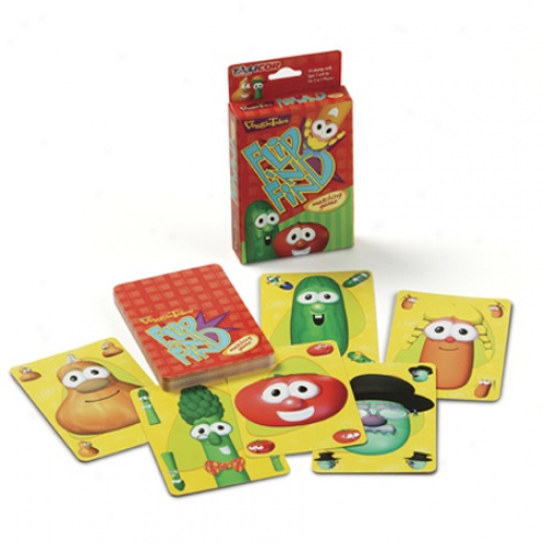 Veggietales Flip 'n Observe Matching Card Game