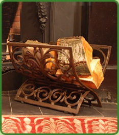 Cast Iron Log Cradle