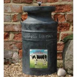 Milk Churn Solar Water Feature