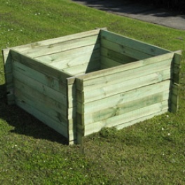 Panelled Wooden Compost Bin