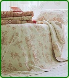 Toile De Jouy Quilt (double)