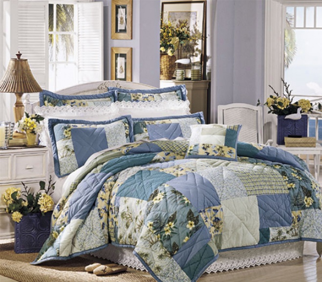 Bahama Breeze Quilt Set With Shams Quilts With Shams