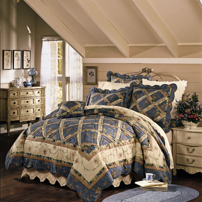 Bridgewater Handmade Cotton Quilts With Shams Quilt With Shams