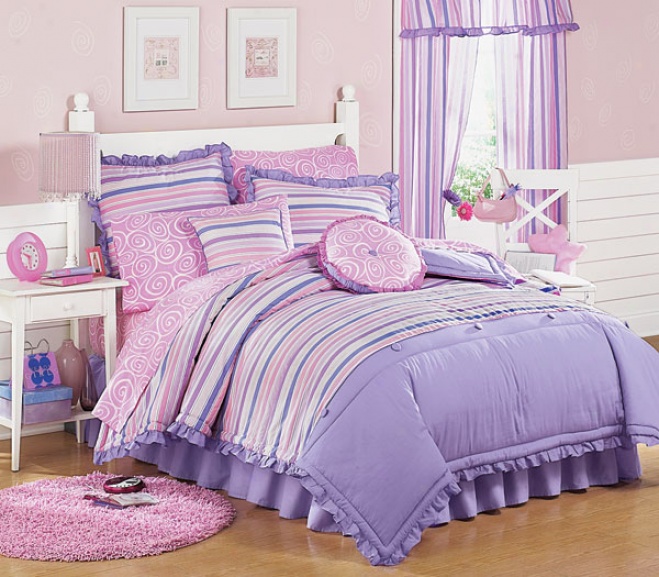 Candy Stripe eBd-in-a-bag Bed-in-a-bag Sets