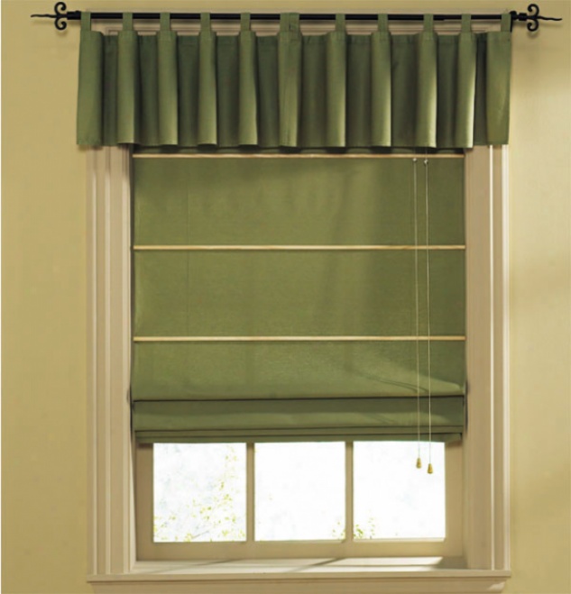 Designer Cotton Canvas Roman Shades